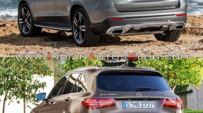 2019 Mercedes Glc Vs 2015 Mercedes Glc Rear Three