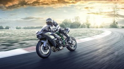 2019 Kawasaki Ninja H2r Press Images Action Shot L