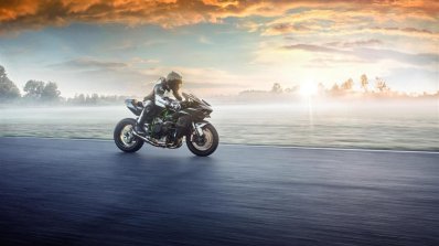2019 Kawasaki Ninja H2r Press Images Action Shot R