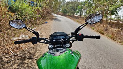2019 Bajaj Dominar 400 Review Detail Shots Cockpit