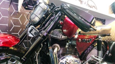 Custom Motorcycle Uses A 1967 Jawa 250 Cc Engine L