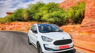 New Ford Figo Blu Review Images Exterior Front Thr