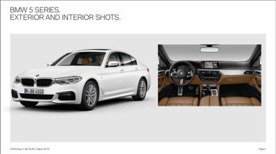 Bmw 530i M Sport Brochure Image Exterior Interior