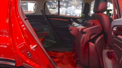 Isuzu Mu X The Onyx Rear Seats Folded At Bims 2019