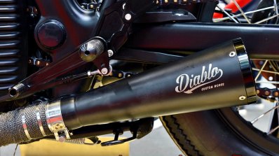 Royal Enfield Continental Gt Vayu Exhaust Left Sid