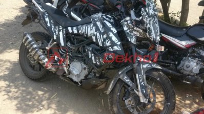 Ktm 390 Adventure Spied Again Right Front Quarter