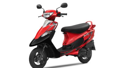 New Tvs Scooty Red 25 Years