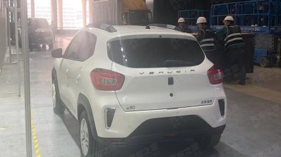 2019 Venucia E30 Rear Three Quarters Spy Shot