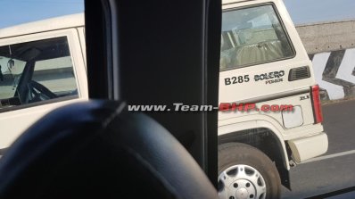 2019 Mahindra Bolero Facelift Side Profile Spy Ima