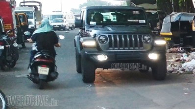 Jeep Wrangler Sahara 2 Door Spy Image Front