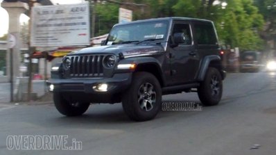 Jeep Wrangler Sahara 2 Door Spy Image Front Three