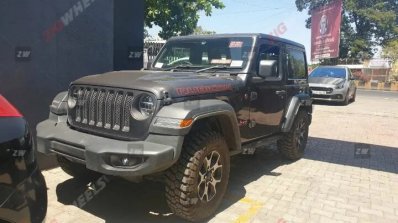 Jeep Wrangler Rubicon spied in India for the first time