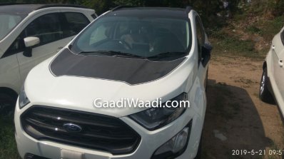 Ford Ecosport Thunder Edition Hood Decal Spy Shot