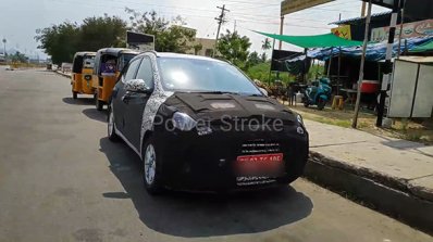 Hyundai Grand I10 Spy Shots 1