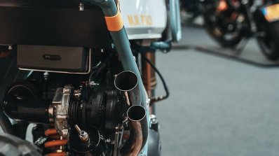 Modified Royal Enfield Himalayan With Turbo Right