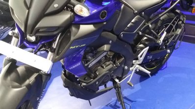 Yamaha Mt 15 Blue Left Front Quarter