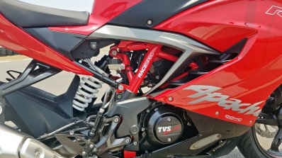 2019 Tvs Apache Rr310 Track Review Engine Right Si