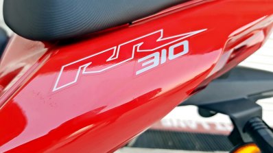 2019 Tvs Apache Rr310 Track Review Rear Panel Stic