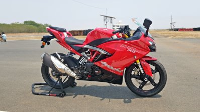 2019 Tvs Apache Rr310 Track Review Right Side