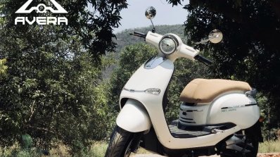 Avera Retrosa Electric Scooter White