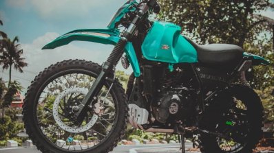 Modified Re Himalayan By Team Mrce Left Front Quar