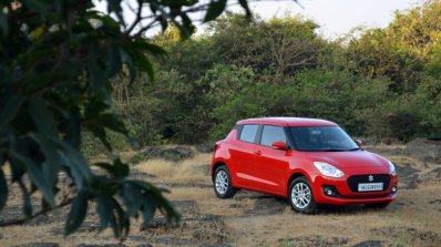 2018 Maruti Swift Test Drive Review Front Angle Fa