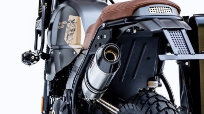 Modified Royal Enfield Himalayan Left Rear Quarter