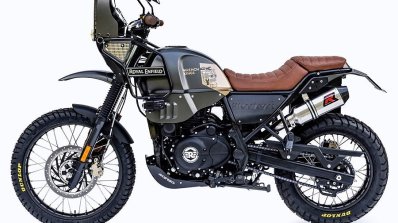 Modified Royal Enfield Himalayan Left Side