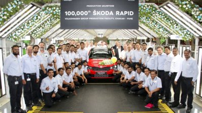 Skoda Rapid 100000th Sedan 1