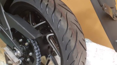 Bajaj Dominar 400 In Russia Rear Wheel