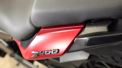 Bajaj Dominar 400 Matte Red Mexico Rear Panel
