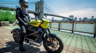 Harley Davidson Livewire Yellow Fuse Front Three Q