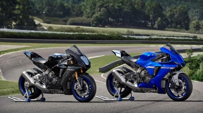 2020 Yamaha Yzf R1m And Yzf R1 Still Shot Right Fr