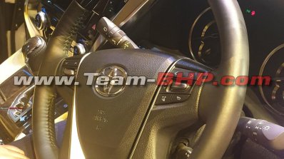 Indian Spec Toyota Vellfire Interior Spy Shot