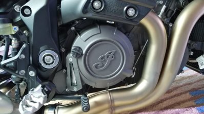 Indian Ftr 1200 Range India Launch Engine Close Up