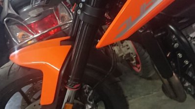 Ktm 790 Duke Spied In India Front Forks