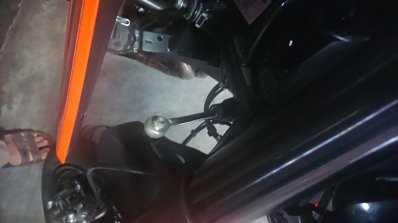 Ktm 790 Duke Spied In India Steering Damper 1