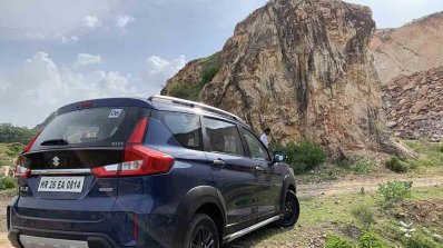 Maruti Xl6 Test Drive Review Images Rear Angle 2