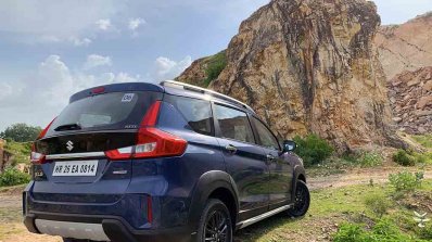 Maruti Xl6 Test Drive Review Images Rear Angle 5