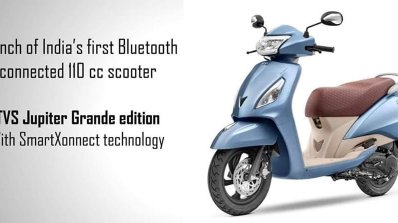 Tvs Jupiter Grande With Smartxonnect Left Front Qu
