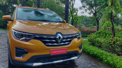 Renault Triber Test Drive Review Images Front 5