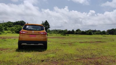 Renault Triber Test Drive Review Images Rear 2