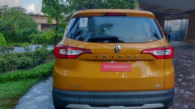 Renault Triber Test Drive Review Images Rear 7