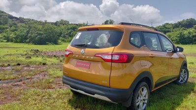 Renault Triber Test Drive Review Images Rear Three