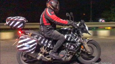 Ktm 390 Adventure Spied During Night Test Right Si