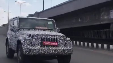2020 Mahindra Thar Front Quarter