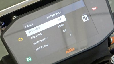 Ktm 790 Duke First Ride Review Instrument Console
