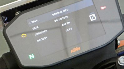 Ktm 790 Duke First Ride Review Instrument Console