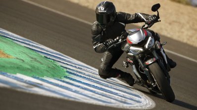 2020 Triumph Street Triple Rs Action Shots Front