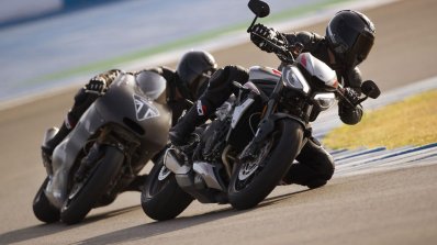 2020 Triumph Street Triple Rs Action Shots Left Fr